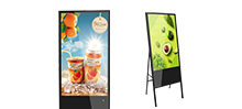 Indoor 32"Portable LCD Signage