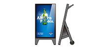 Outdoor 43"Mini LED Mobile Rechargeable LCD Signage