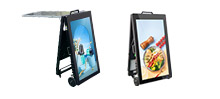 Outdoor 43"Solar Mobile Rechargeable LCD Signage