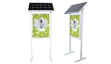 SOLPD Double Pole Type Solar LED Light Box