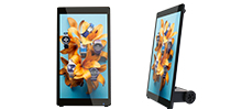 Indoor 43"Mobile Rechargeable LCD Signage