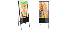 Indoor 32"Portable LCD Signage