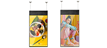 Indoor 43" Double-sided Hanging LCD Signage